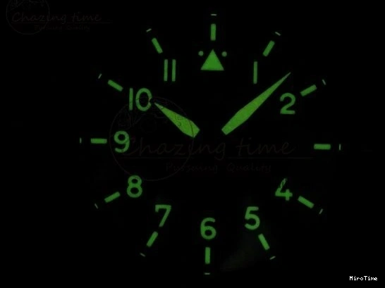 MIROTIME 0515 Pilot Mark XVIII Titanium BLSF 1:1 Best Edition Black Dial on Brown Leather Strap MIYOTA Popular 7020